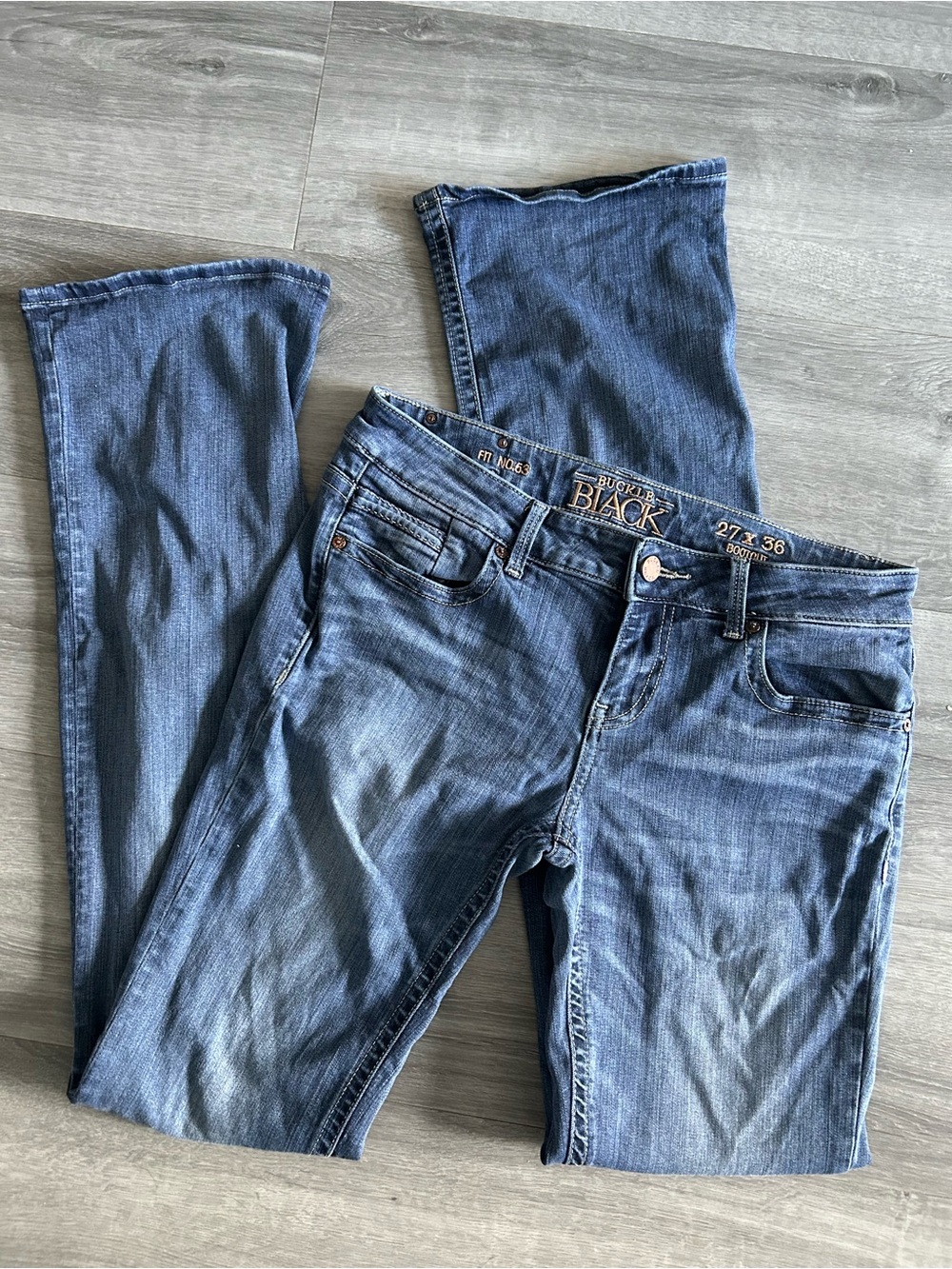 Buckle Women's “Black”Bootcut Jeans-27x36